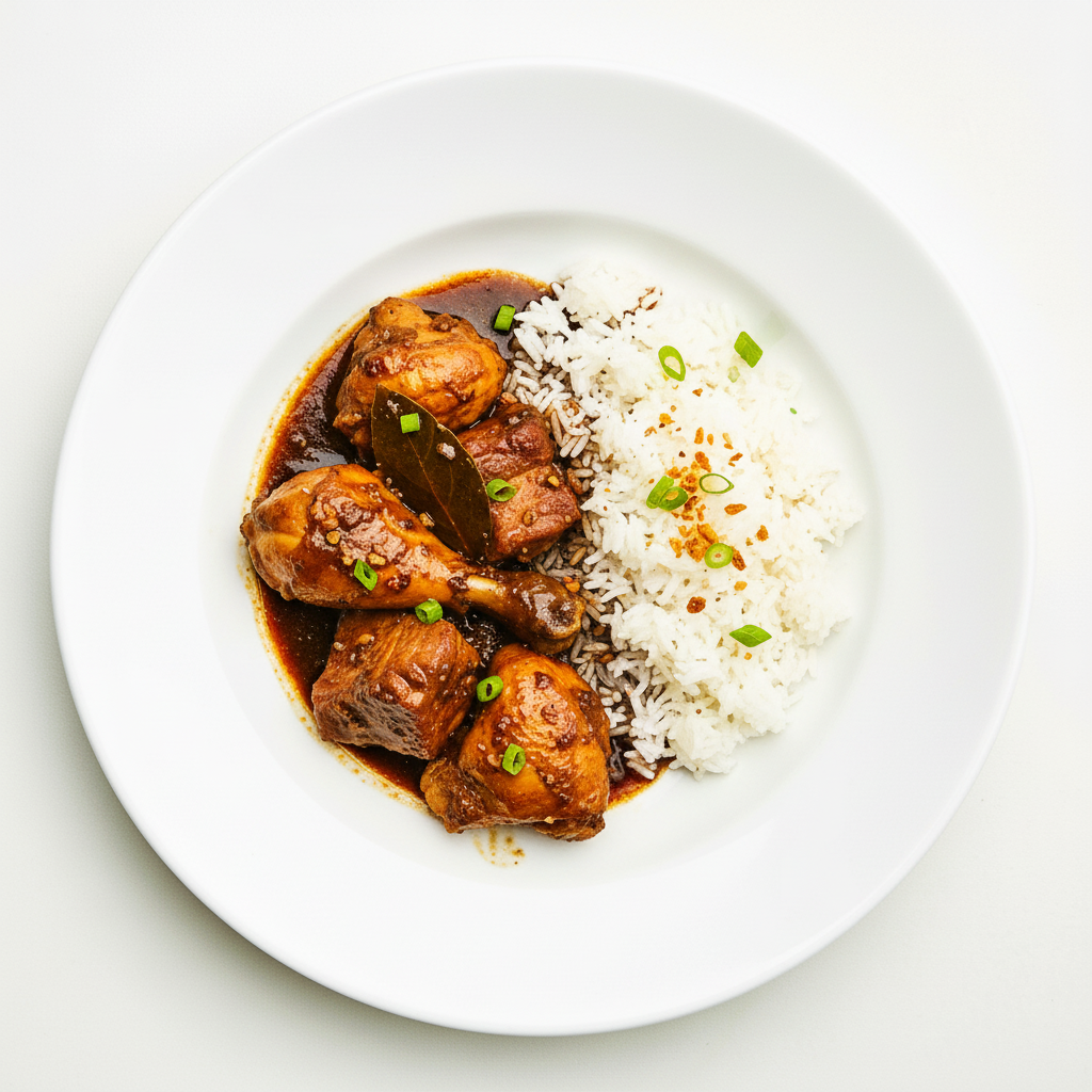 Fried Chicken Adobo Full