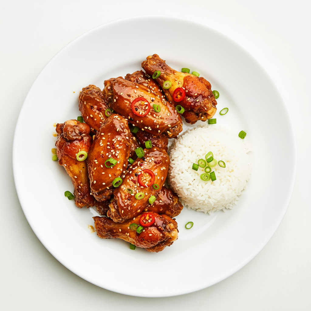 SINGAPORE STYLE CHICKEN WINGS Full