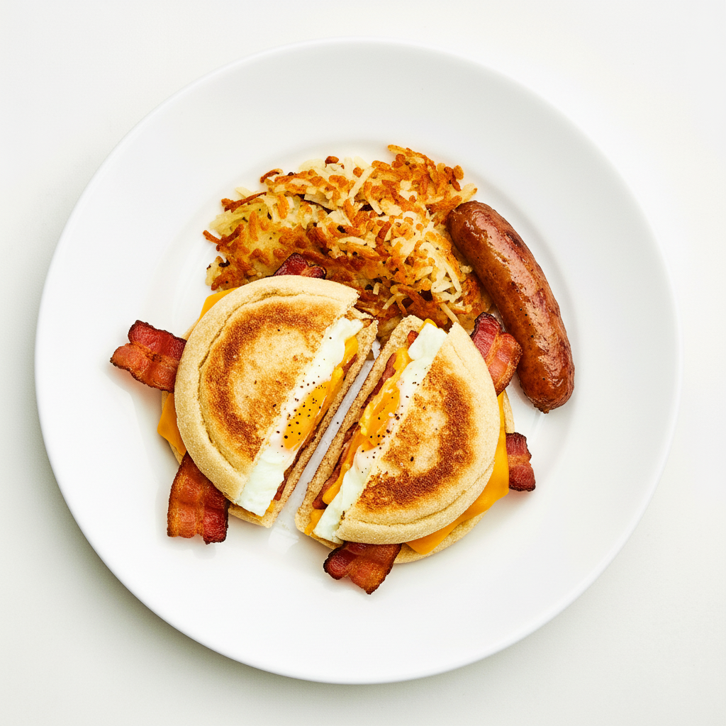 Bacon and Egg Muffin (GFO) Full