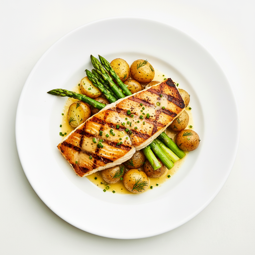 SEARED BARRAMUNDI (GF*) Full