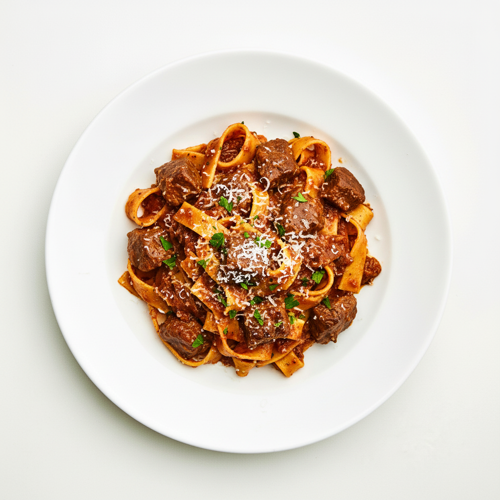 BEEF CHEEK RIGATONI PASTA Full
