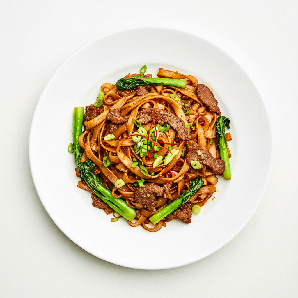 HONG KONG BEEF RICE NOODLE (FLAT RICE NOODLES) Full