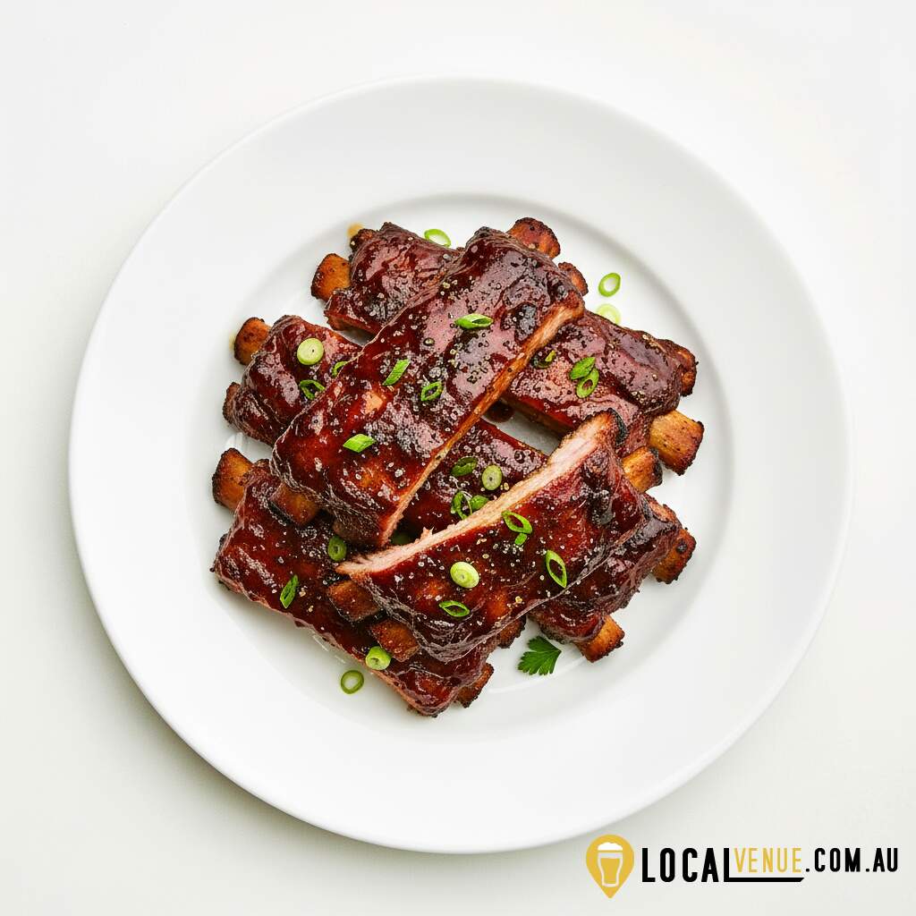Bourbon Glazed Pork Ribs Full