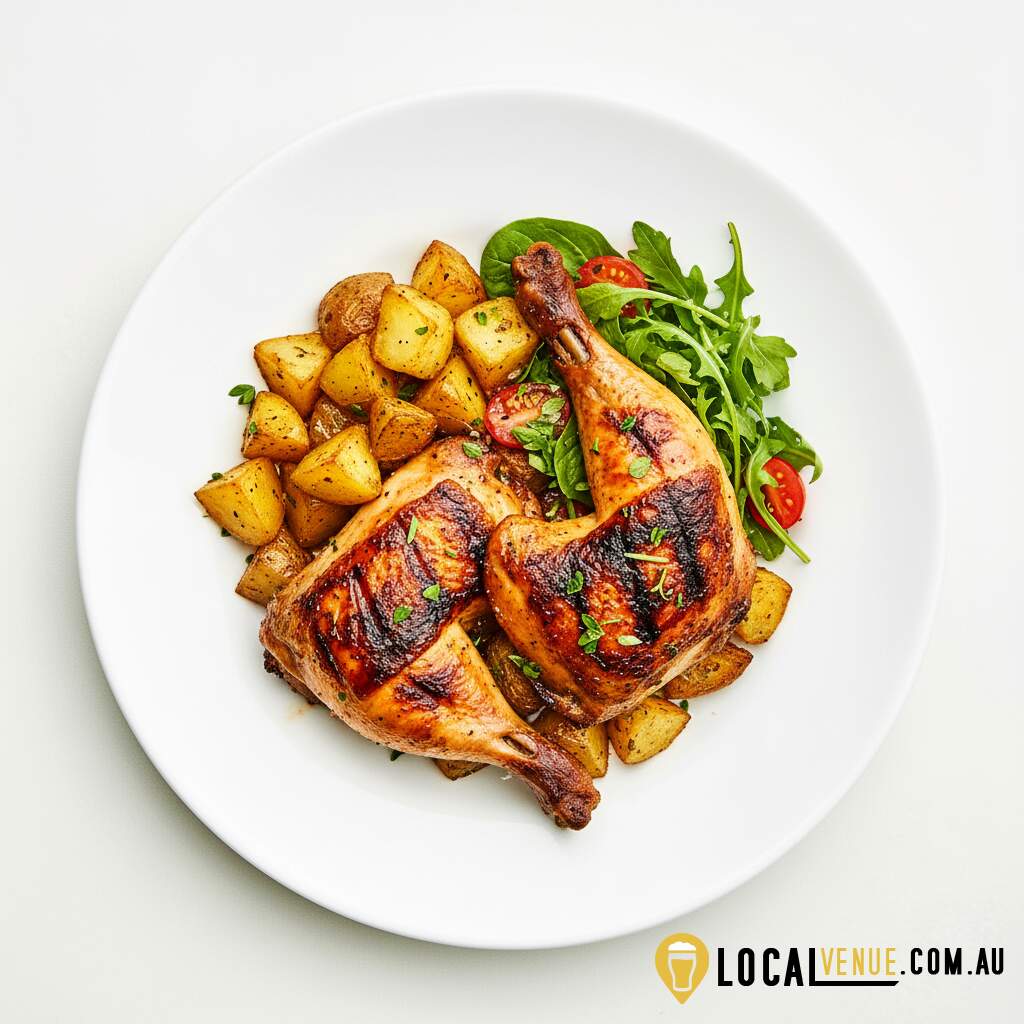 Charcoal Grilled ½ Chicken Full