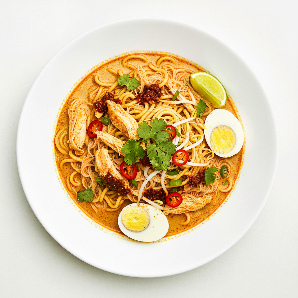 SEAFOOD LAKSA Full