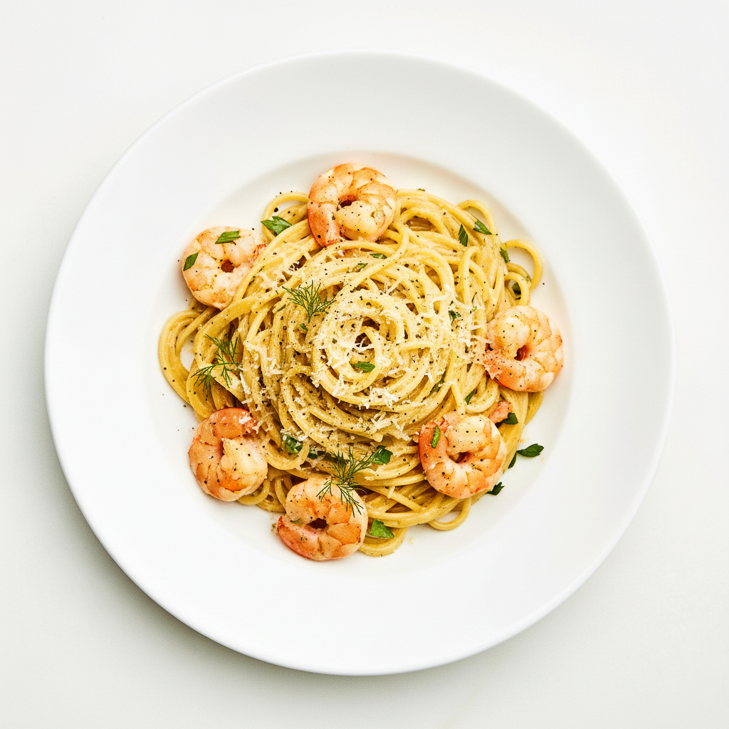 PRAWN FETTUCCINE Full