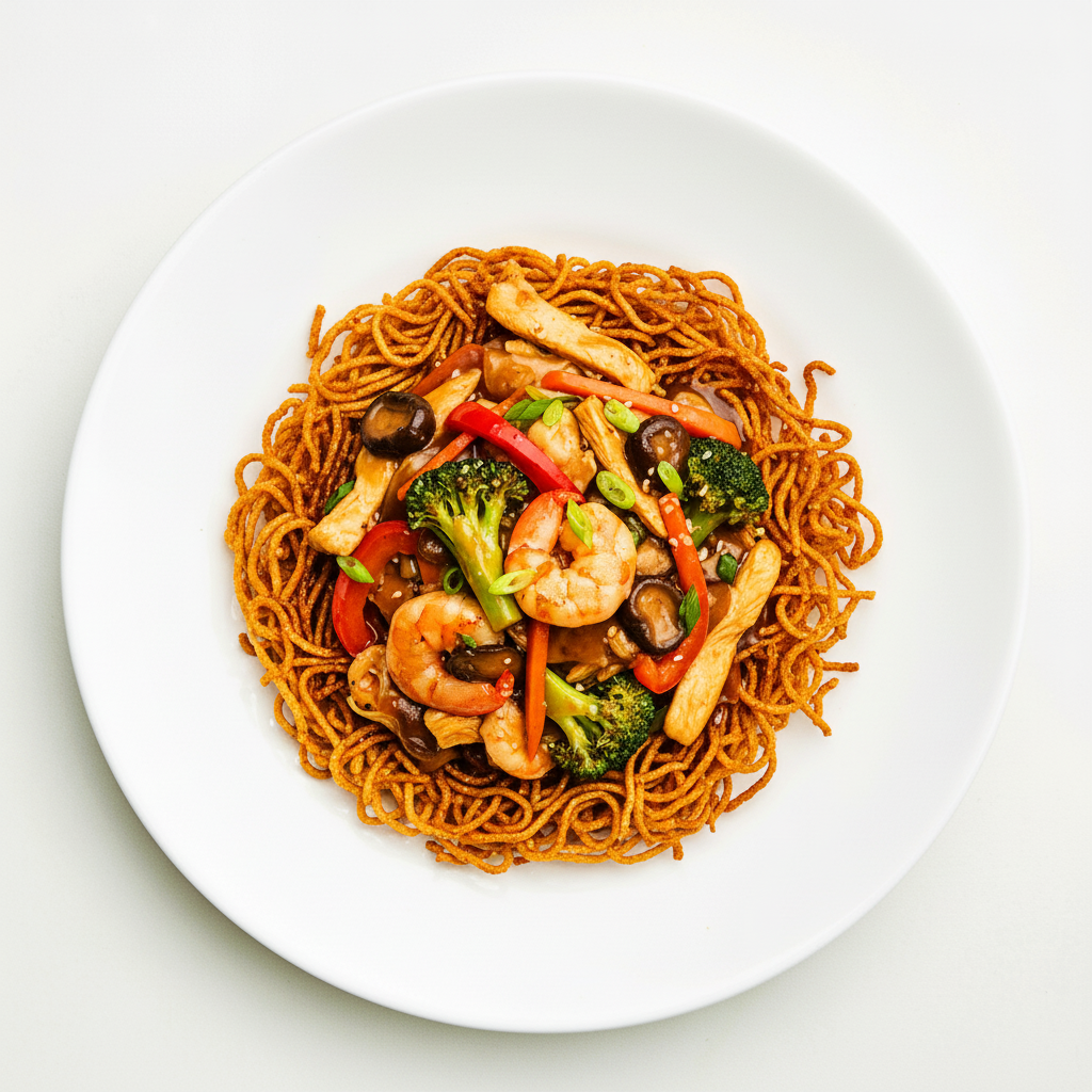 FRIED NOODLES (CHOW MEIN) (V) Full