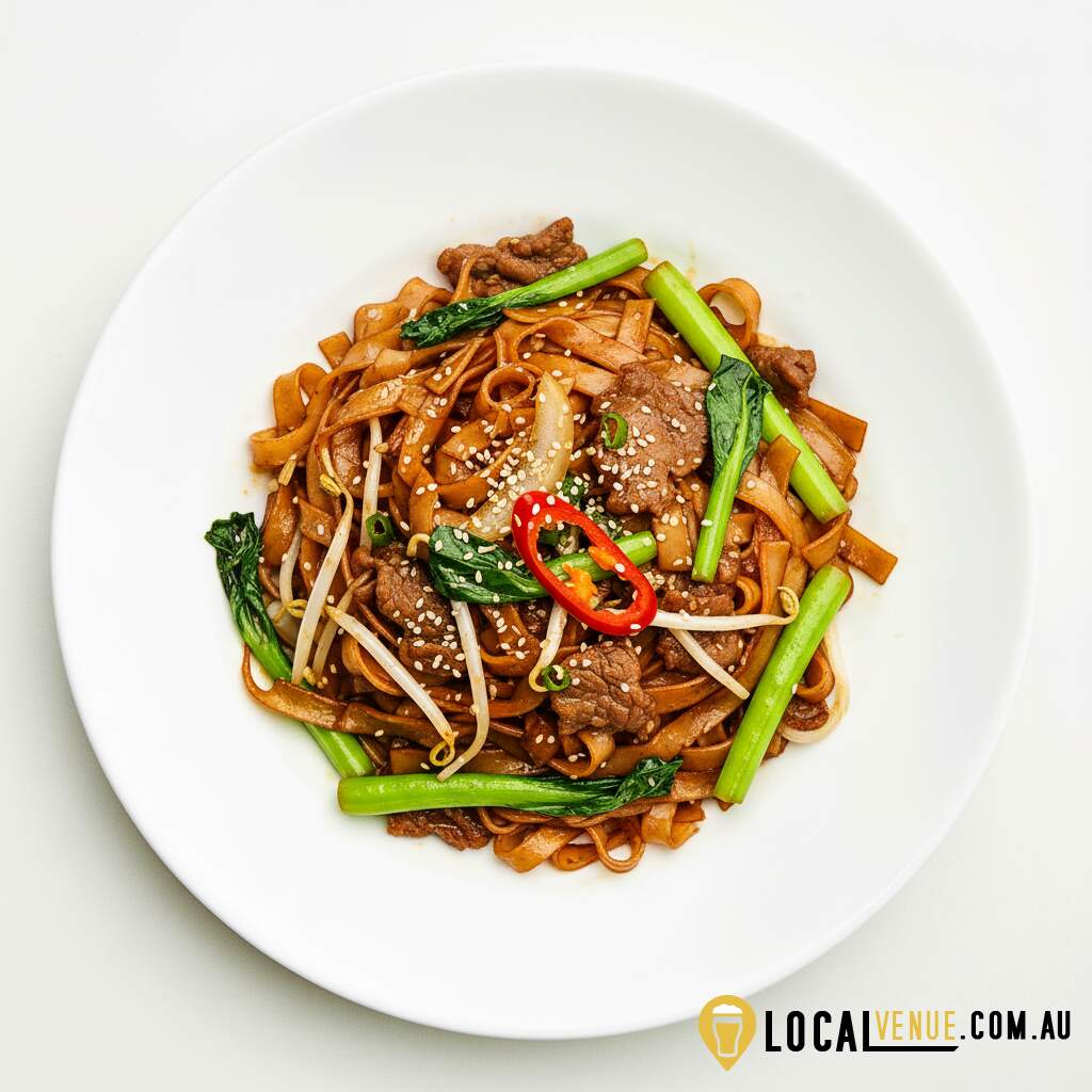 Dry Beef Rice Noodle Full