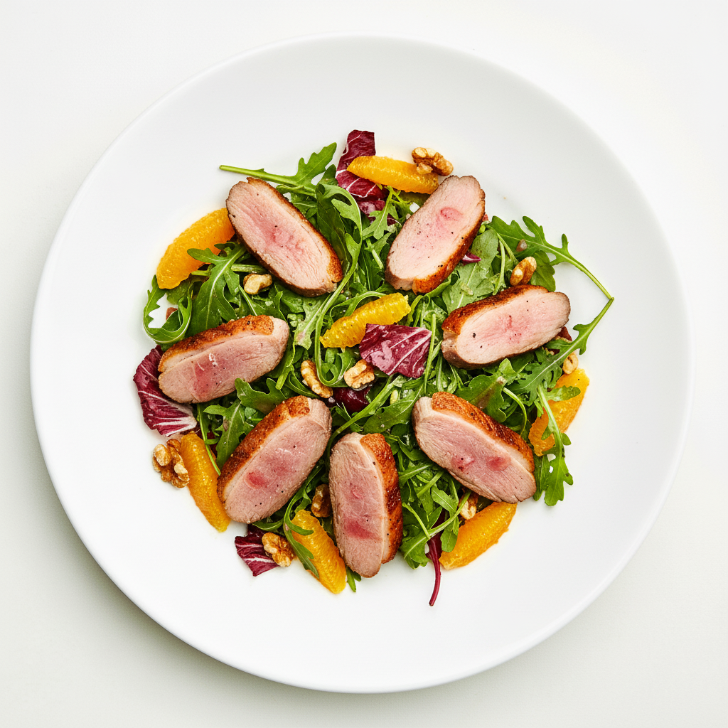 House Cured Duck Pastrami Salad Full