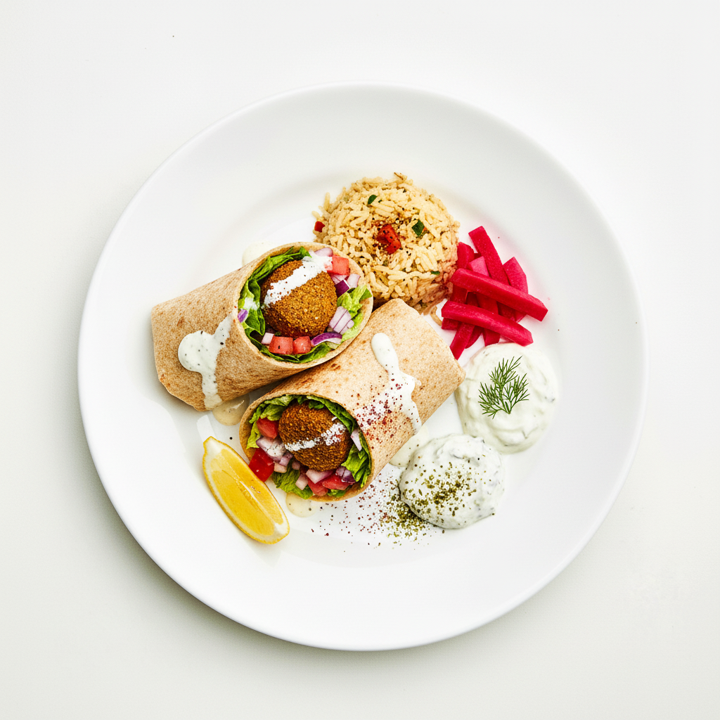 Falafel Pita Pocket Full