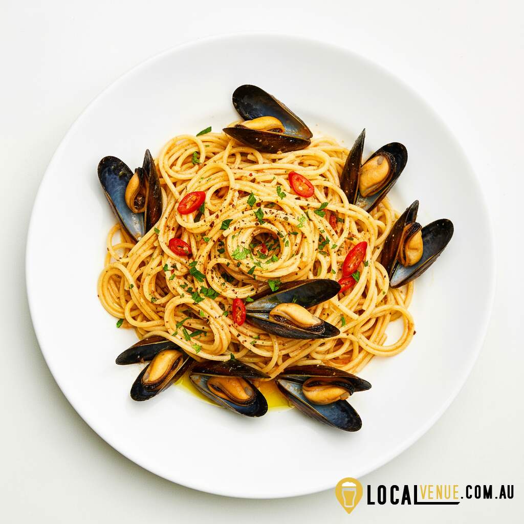 LINGUINE CHILLI PRAWN & MUSSEL Full