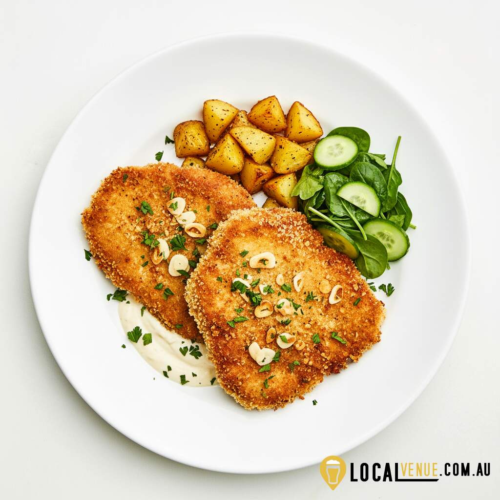CREAMY GARLIC SCHNITZEL Full