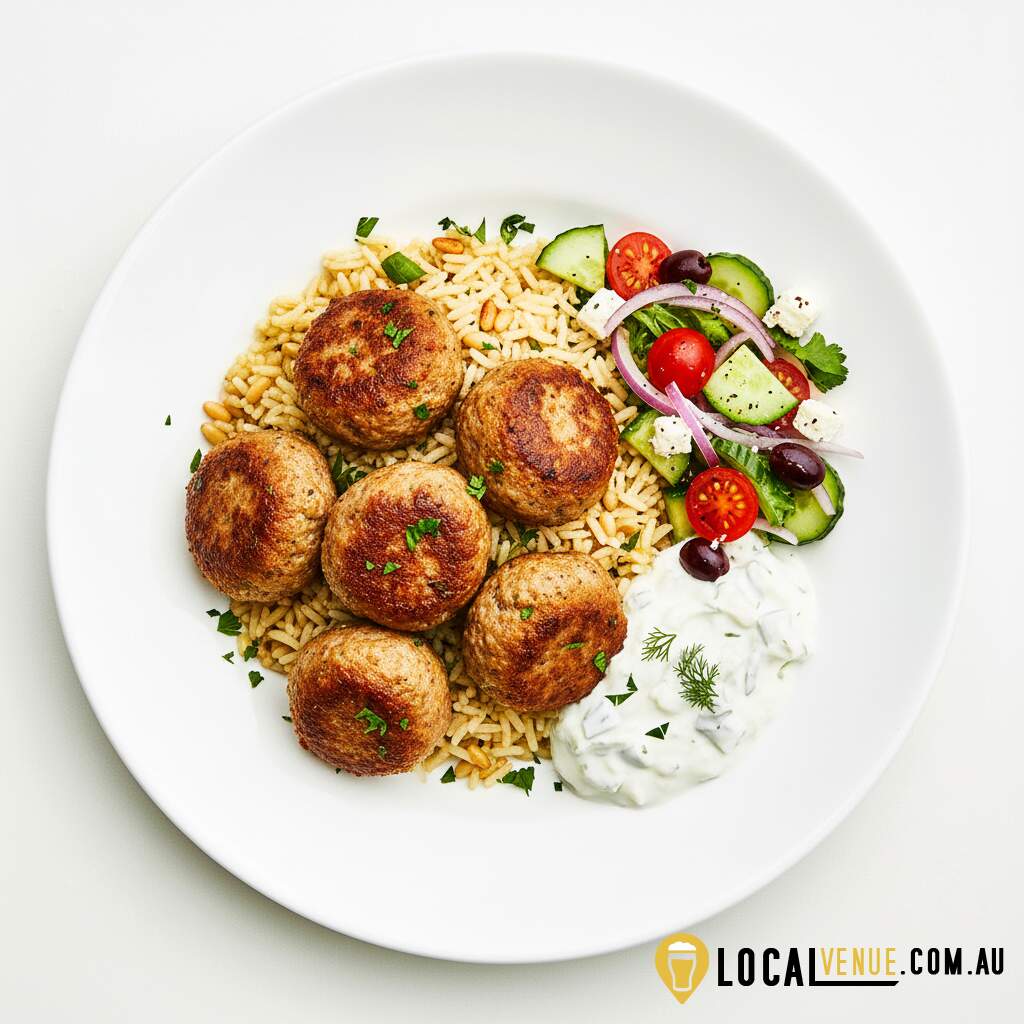 GREEK STYLE BEEF MEATBALLS Full
