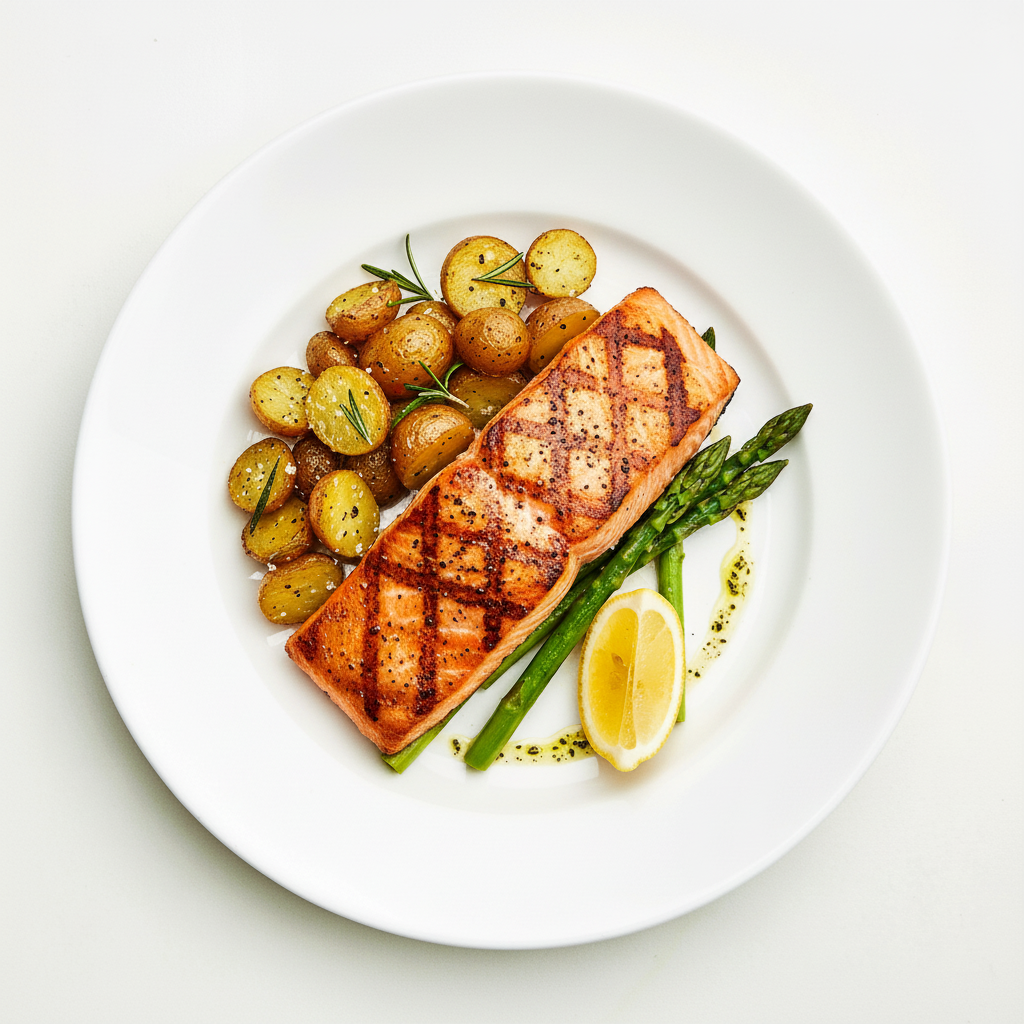 Grilled Salmon Fillet Full