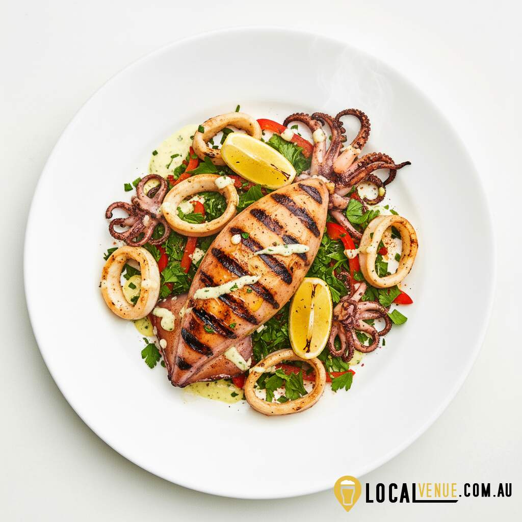 Squid with Ginger & Shallot Full