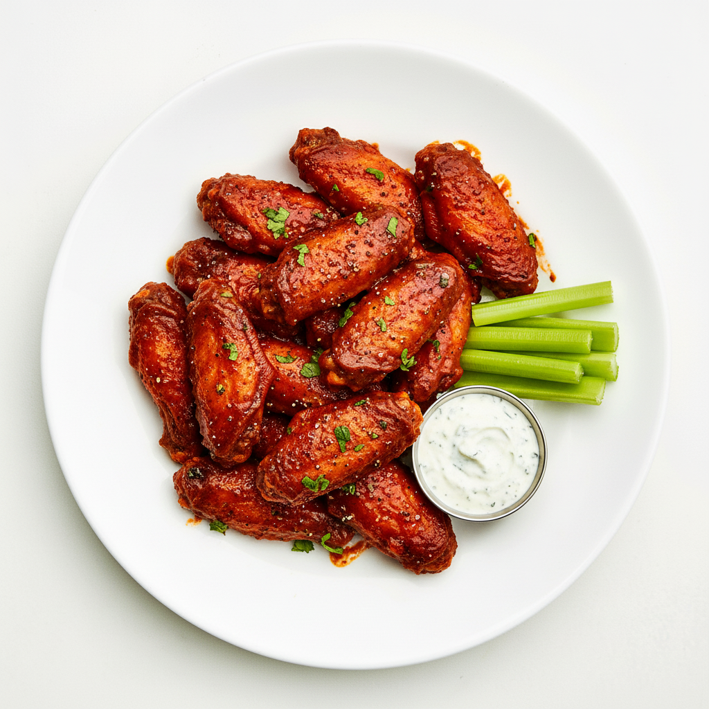 1/2 KG OF HOT WINGS (GF) Full