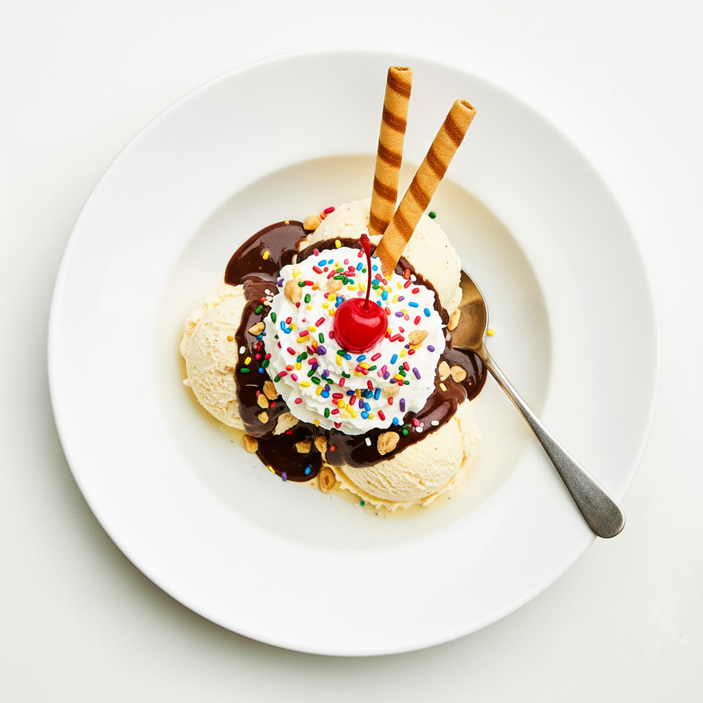 Ice-cream & topping Full