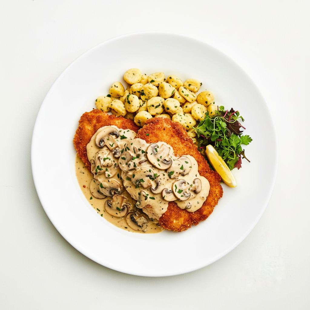 Jägerschnitzel Full