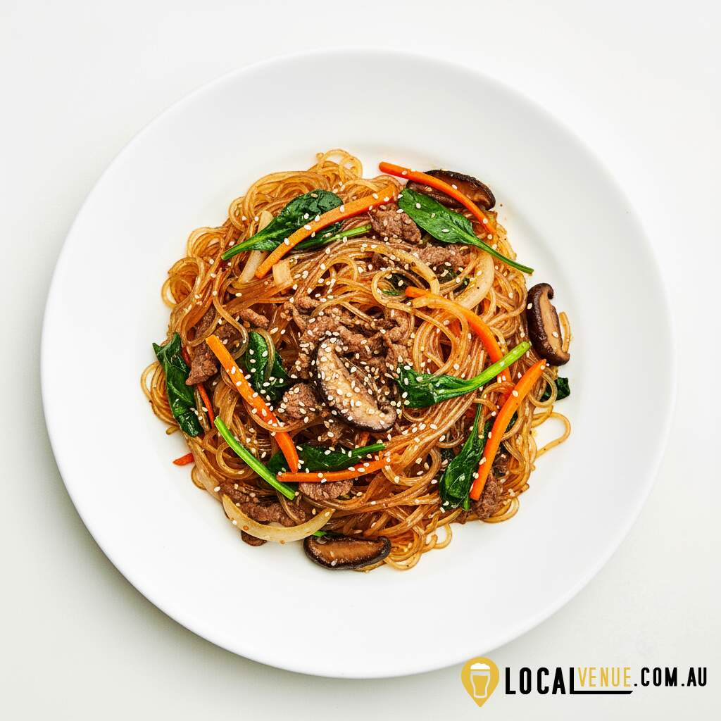 JAPCHAE (STIR-FRIED POTATO NOODLE) Full