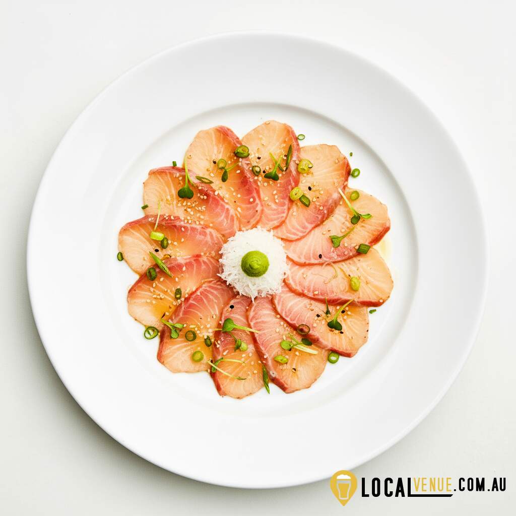 Kingfish sashimi Full