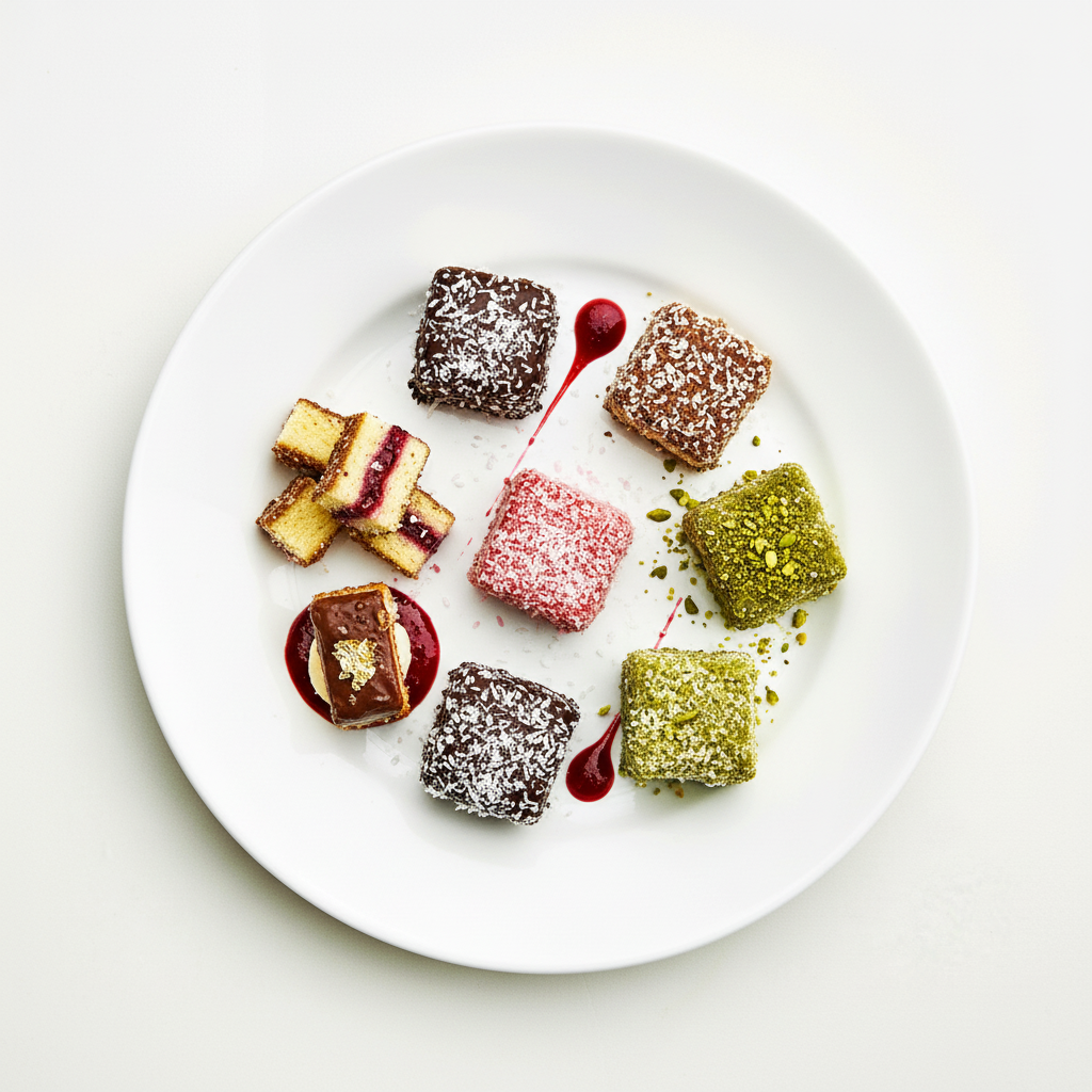 Chocolate & raspberry lamingtons Full