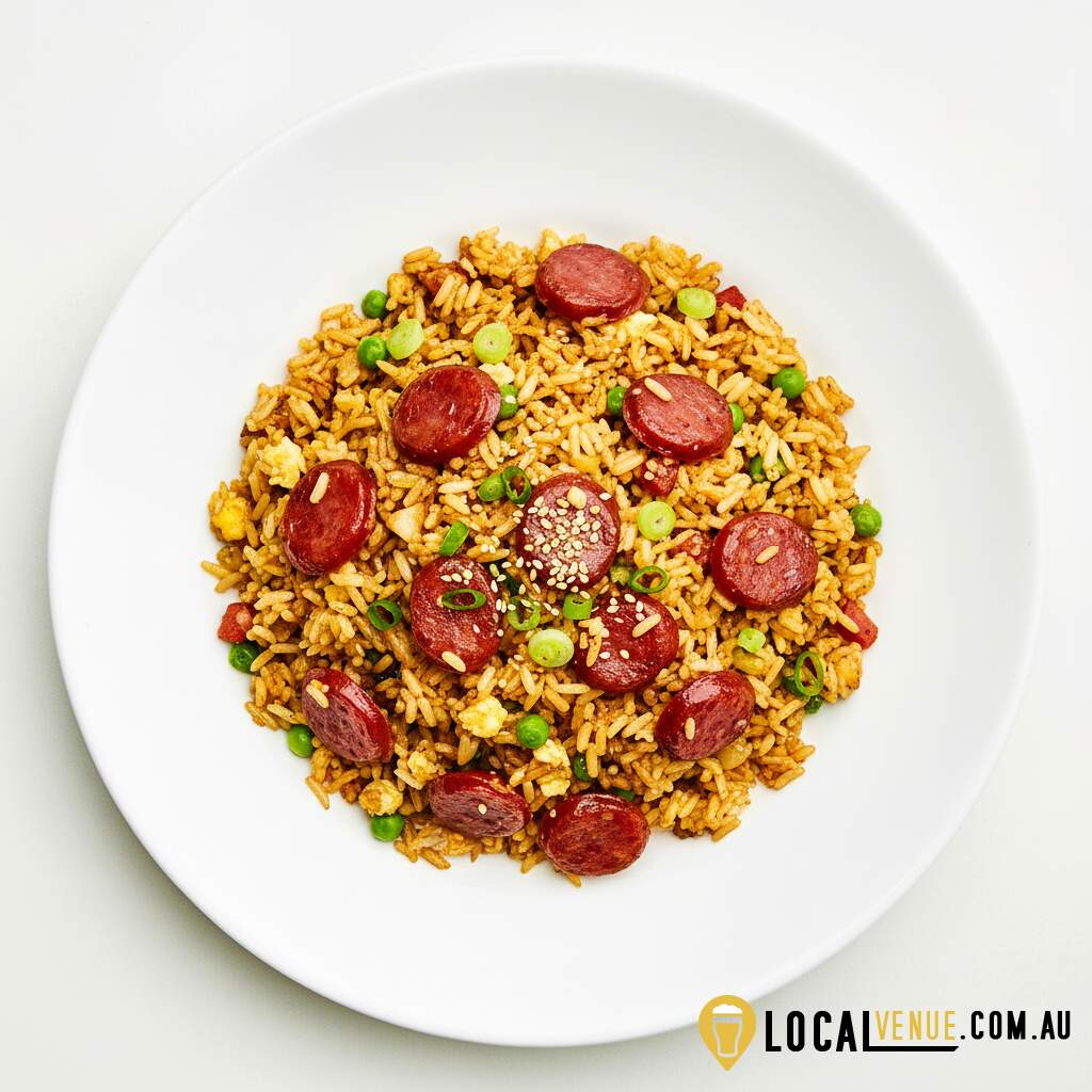 Fried Rice with Chinese Sausage (臘味荷葉飯) Full