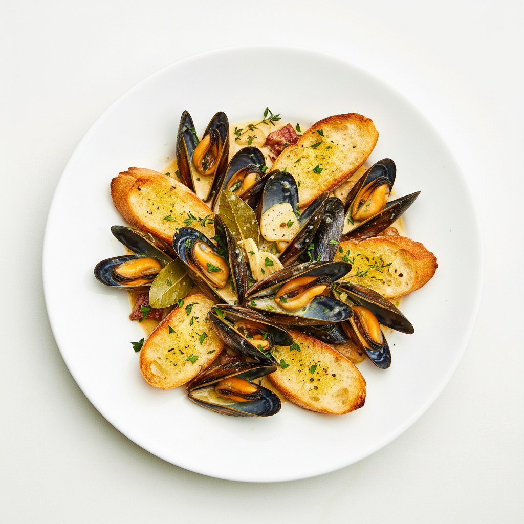 Garlic Mussels Full