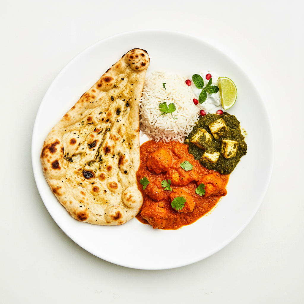 TOASTED NAAN BREAD (V) Full