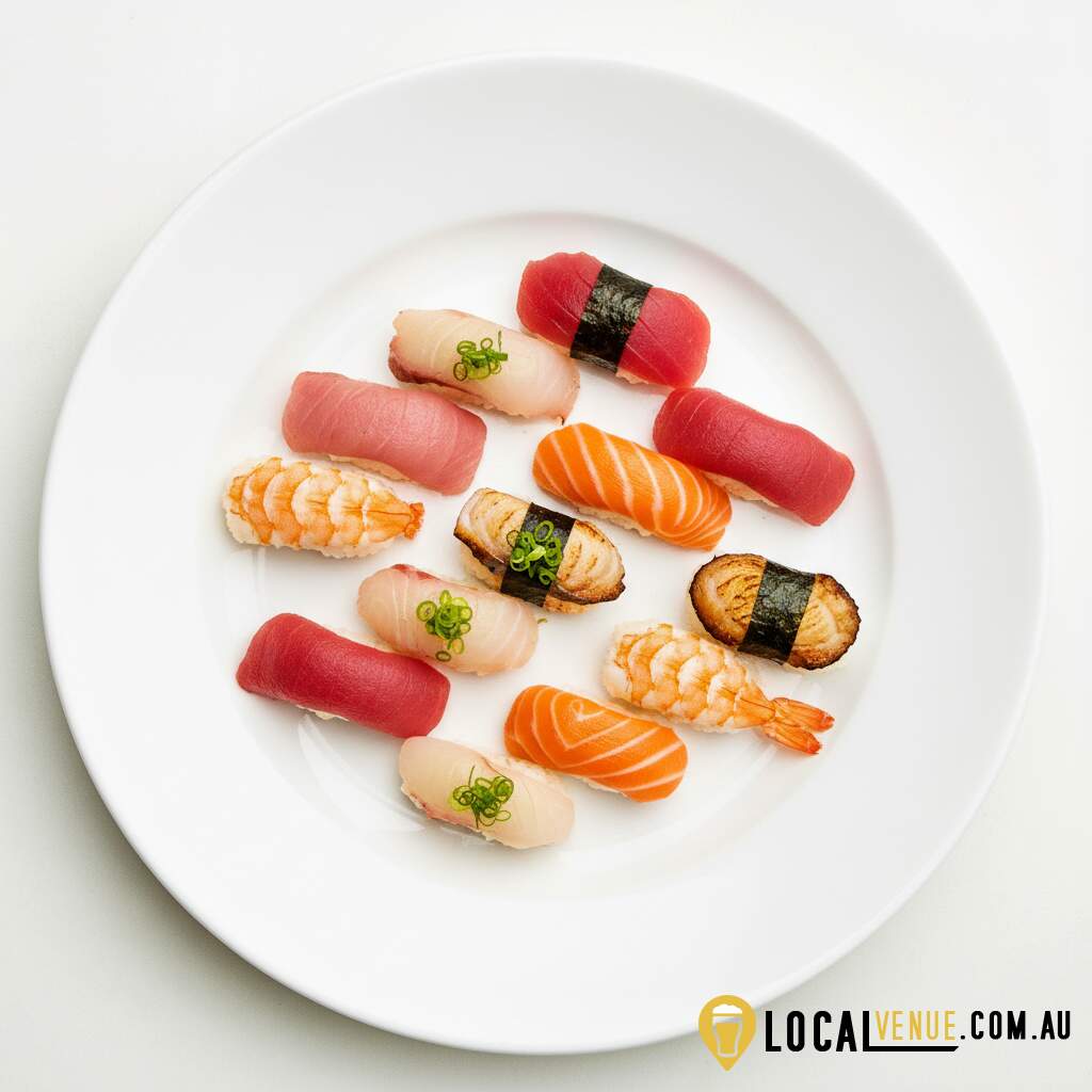 Grilled Salmon Sushi (5pcs) Full