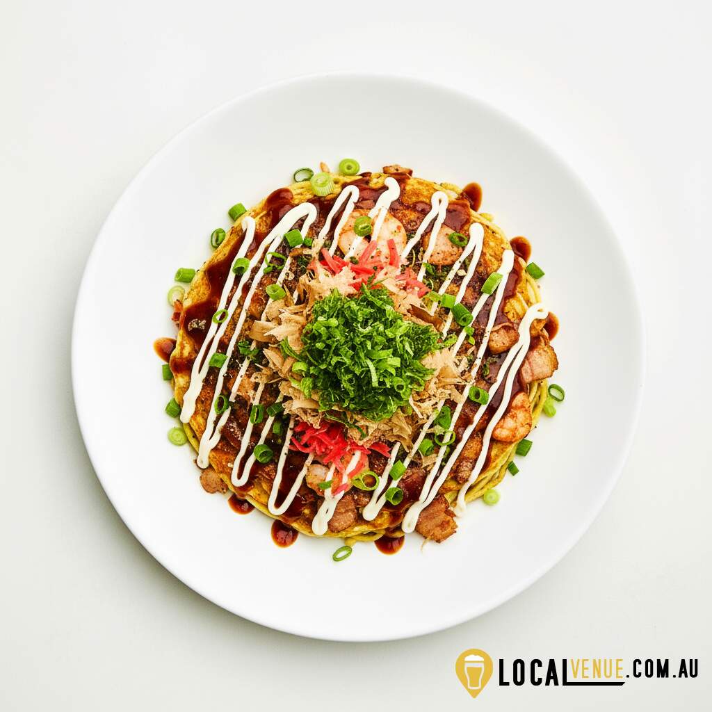 JAPANESE VEGAN VEGETABLE PANCAKE Full