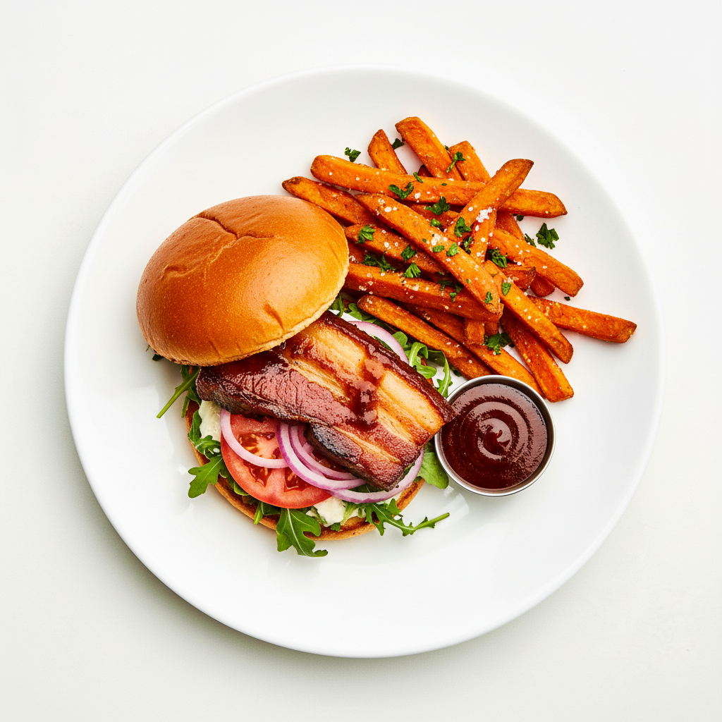 Pork Belly Burger Full