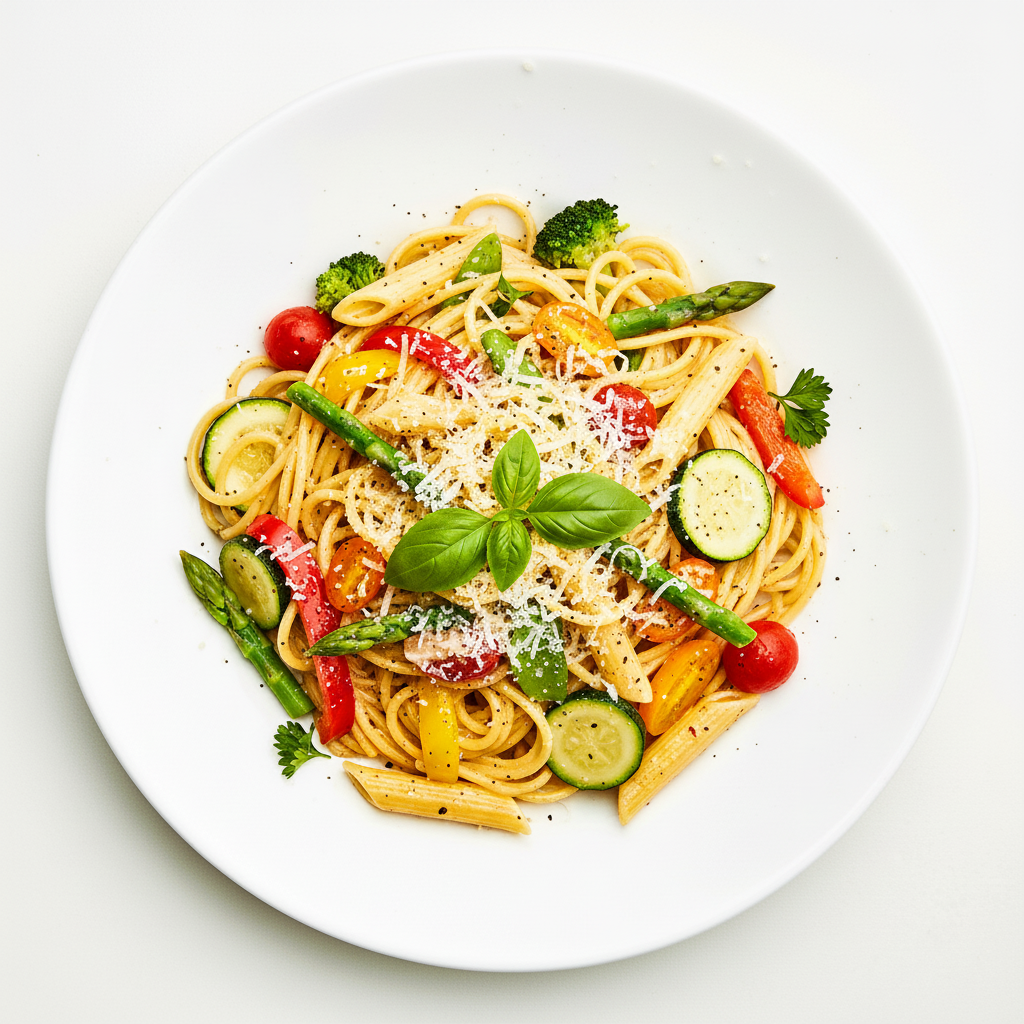 VEGETARIAN PASTA- FETTUCCINE (V, DF) Full