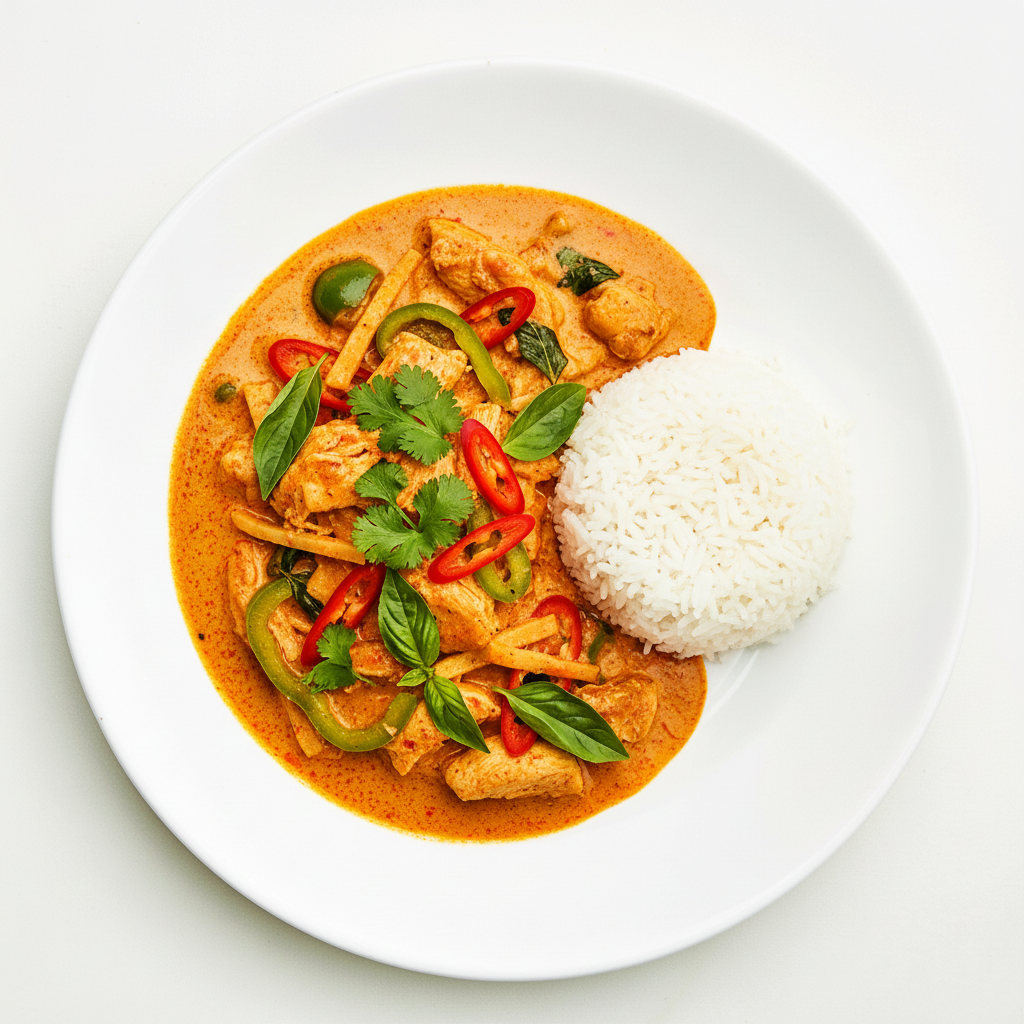 CHICKEN WITH THAI CURRY SAUCE Full