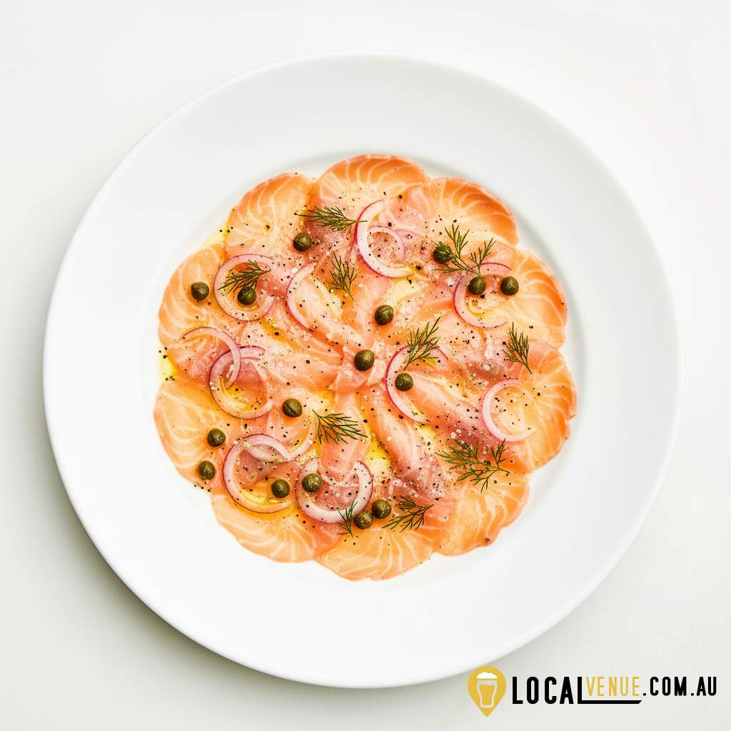 Salmon carpaccio Full