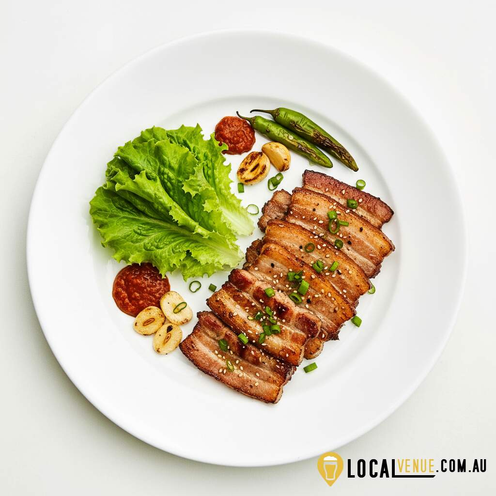 Korean BBQ Pork Belly Full