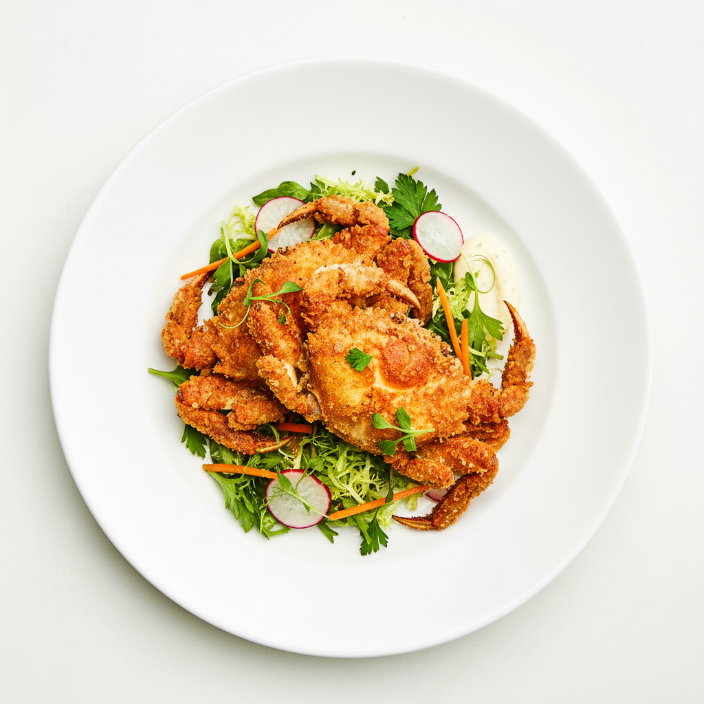 Salt & Pepper Soft Shell Crab Full