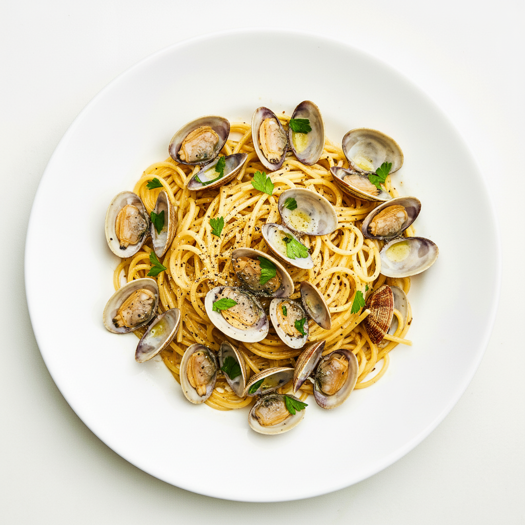 SPAGHETTI CHILLI VONGOLES Full