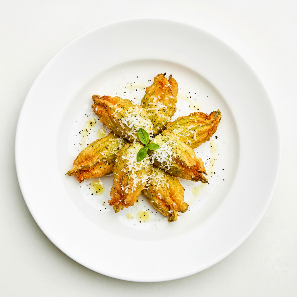CRISPY STUFFED ZUCCHINI FLOWERS Full