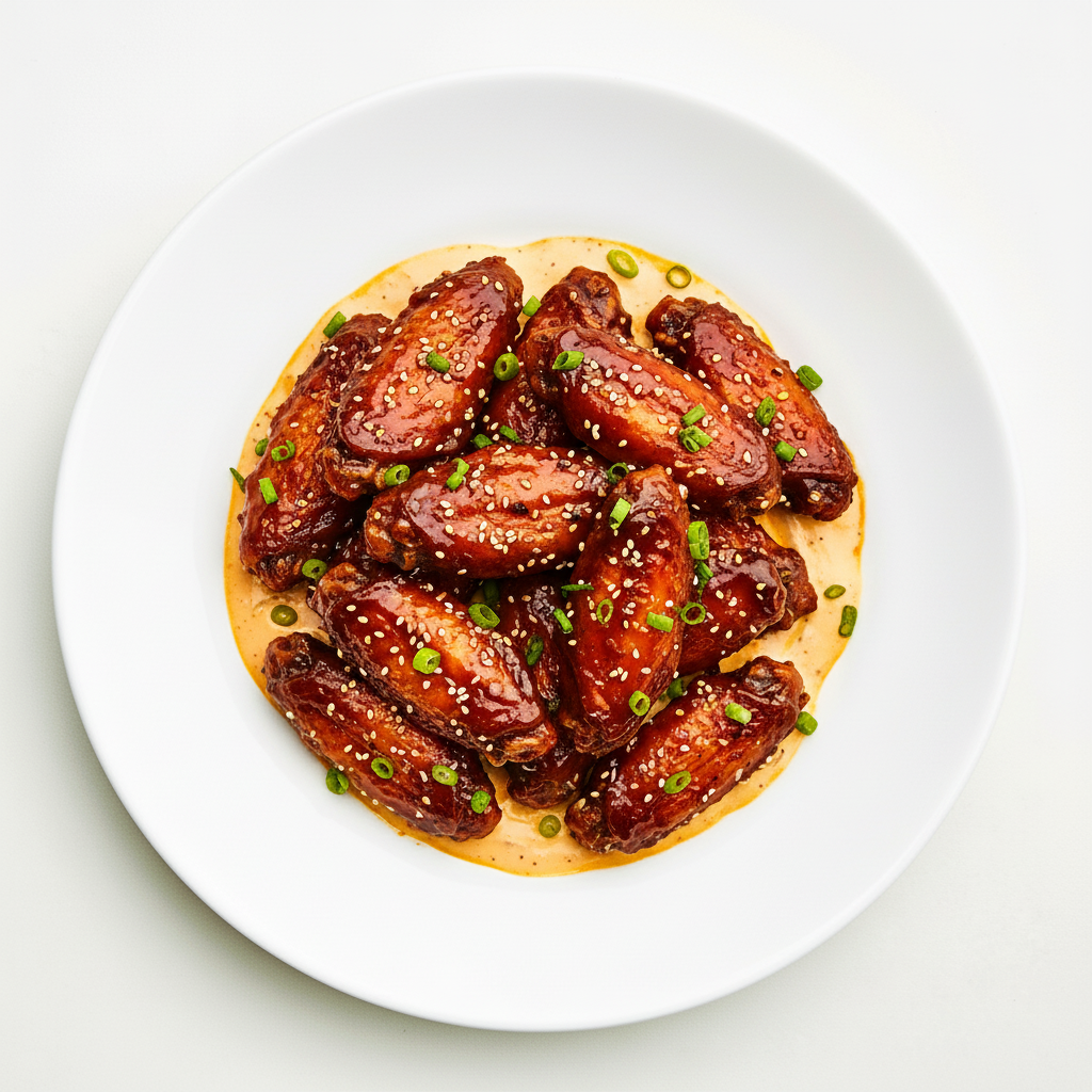 Smoked Teriyaki Chicken Wings Full