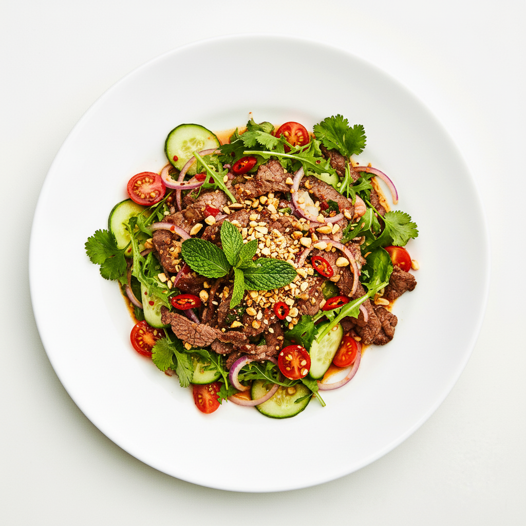 Thai Beef Salad Full