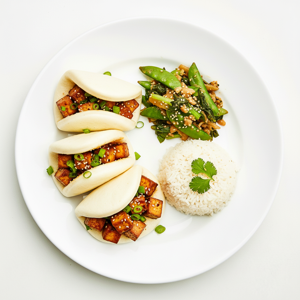 Tempura Tofu Bao Full