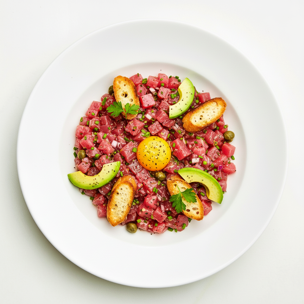 Yellowfin tuna tartare Full