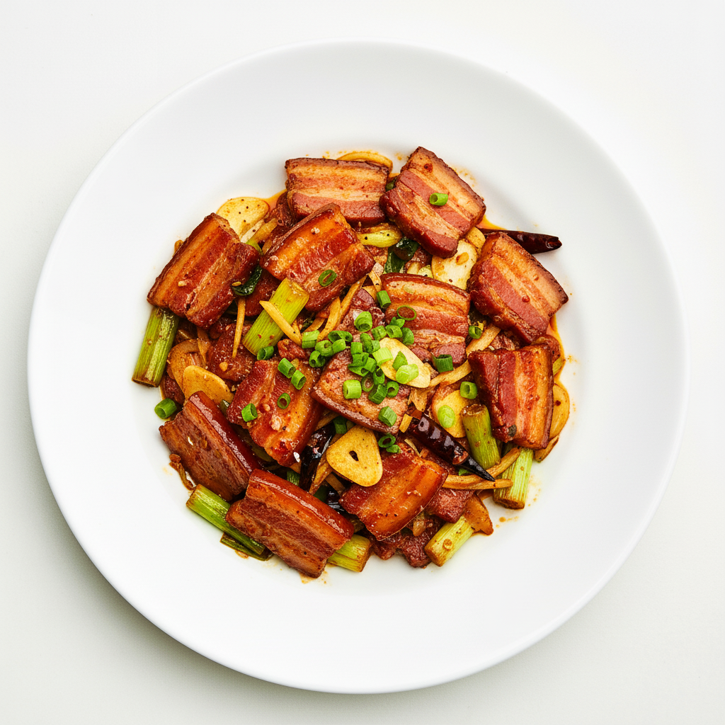 Pork Belly Stir Fry Full