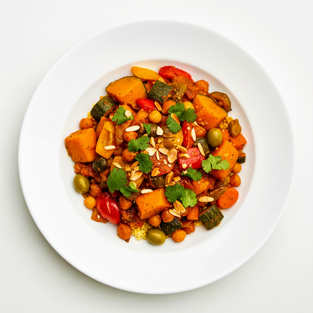 North African chickpea & vegetable curry Full
