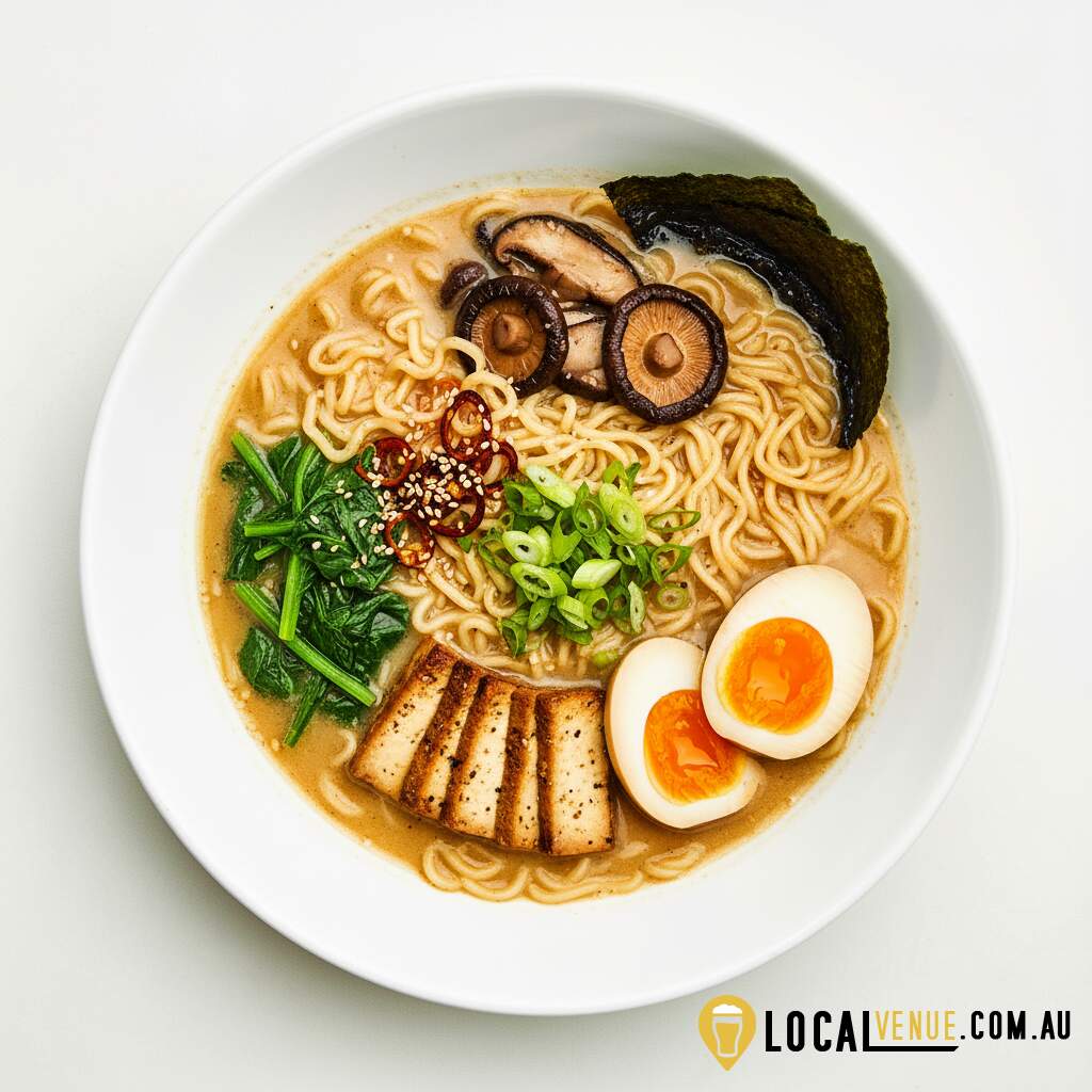 Vegetarian Noodle Soup Full