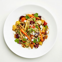 Mediterranean Farro & Roast Vegetable Salad