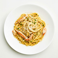 SALMON & PRAWN LINGUINE