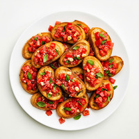 Shaved Parmesan Bruschetta (V)