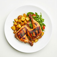 Charcoal Grilled ½ Chicken