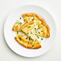 Baked ricotta, pumpkin, pine nut tartlet (v)